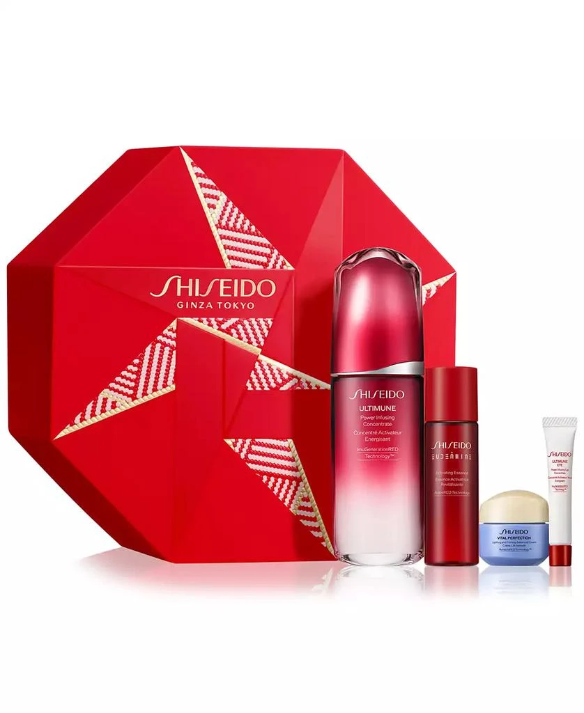 商品Shiseido|4-Pc. Ultimune Radiance & Resilience Skincare Set,价格¥767,第1张图片