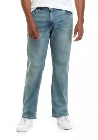 商品TRUE CRAFT|Big & Tall Straight Fit Jeans,价格¥186,第1张图片