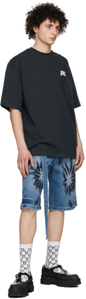 商品We11done|Navy Cotton T-Shirt,价格¥856,第4张图片详细描述