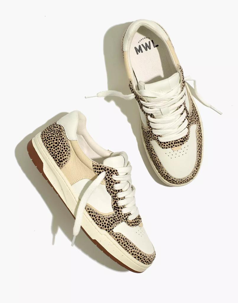 商品Madewell|Court Sneakers in Spotted Calf Hair,价格¥709,第3张图片详细描述