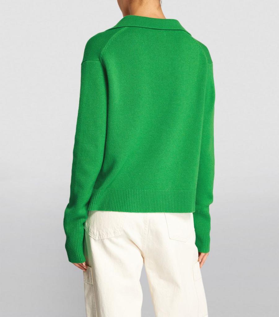 商品Lisa Yang|Cashmere Serena Polo Sweater,价格¥3286,第6张图片详细描述