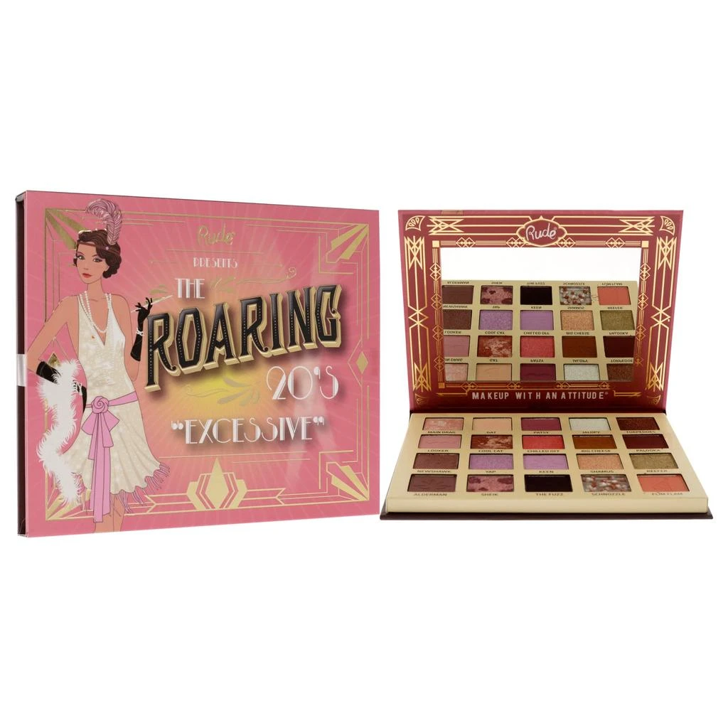 商品Rude Cosmetics|The Roaring 20s Eyeshadow Palette - Excessive For Women 0.84 oz Eye Shadow,价格¥198,第3张图片详细描述