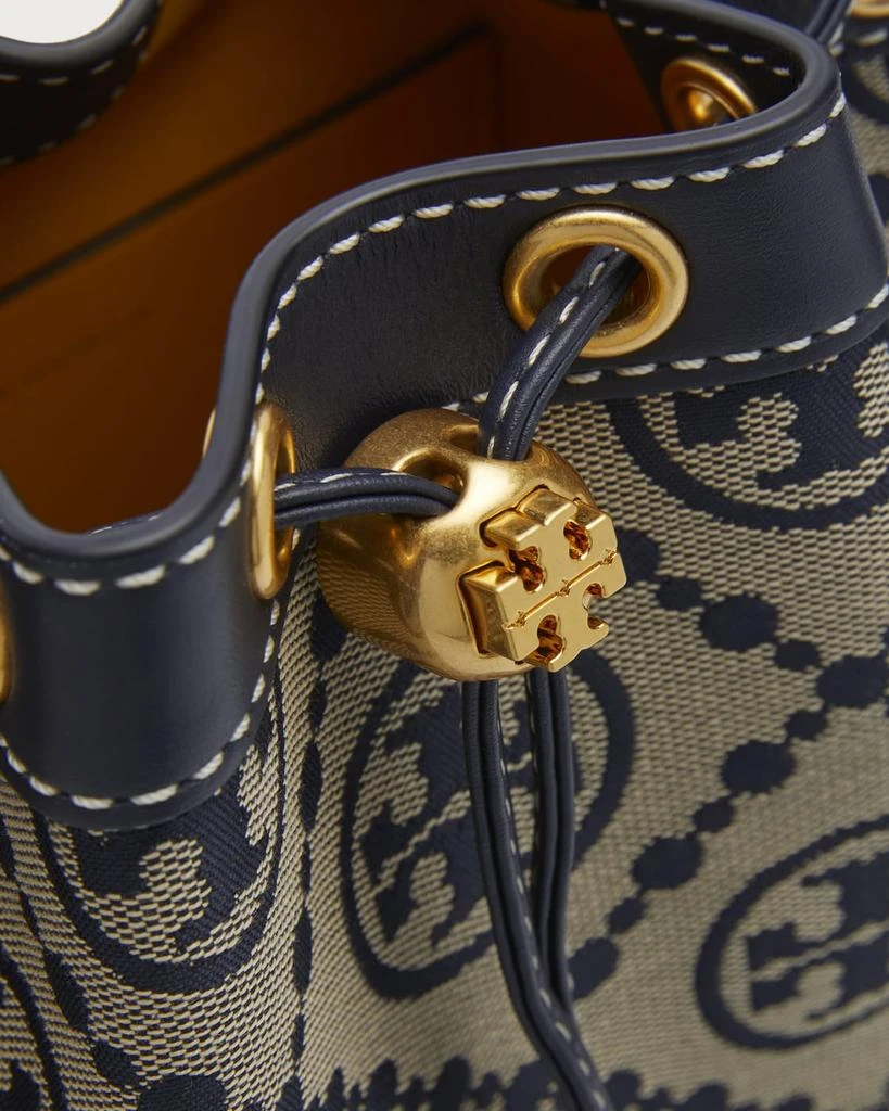 商品Tory Burch|T Monogram Jacquard Bucket Bag,价格¥3662,第5张图片详细描述