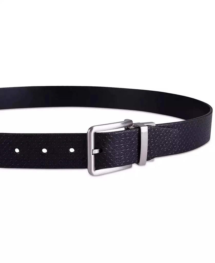商品Calvin Klein|Men's Micro Logo Strap Reversible Casual Belt,价格¥283,第5张图片详细描述