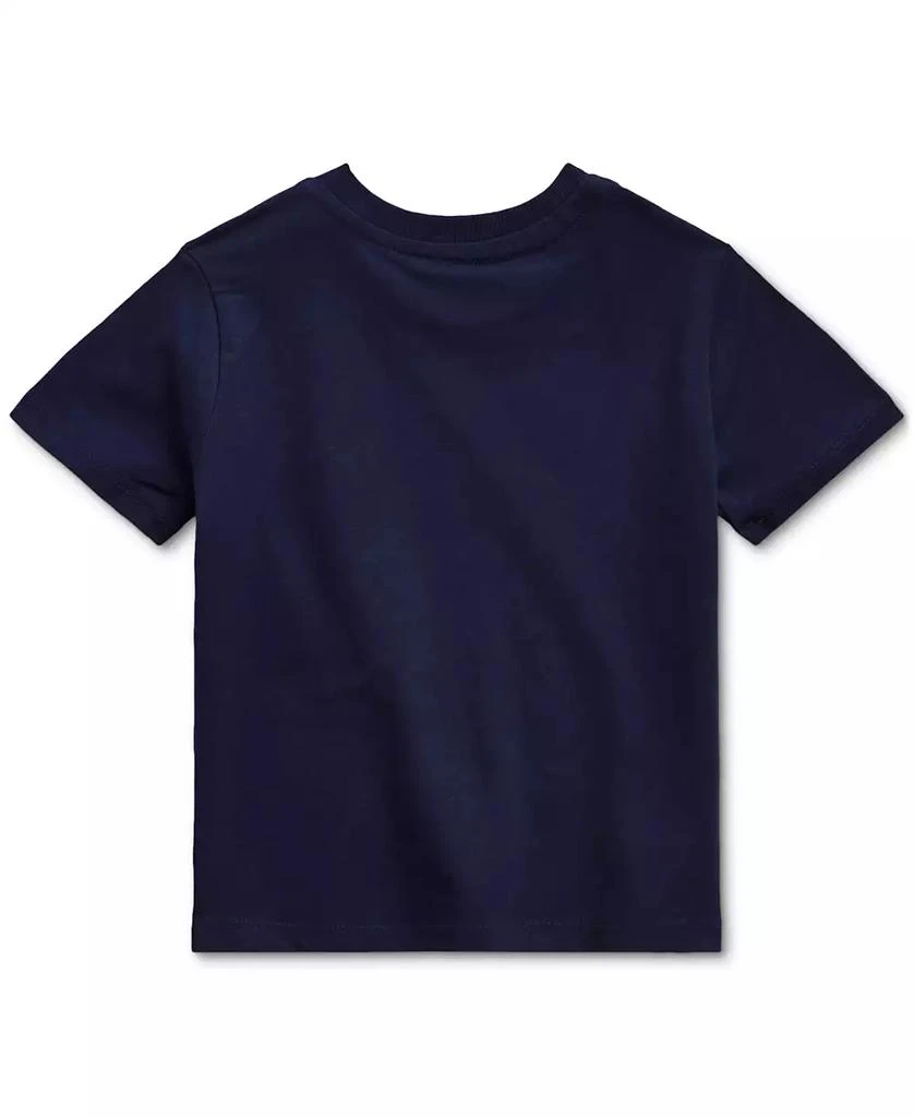 商品Ralph Lauren|Baby Boys Cotton Crewneck Embroidered Pony T-Shirt,价格¥145,第2张图片详细描述