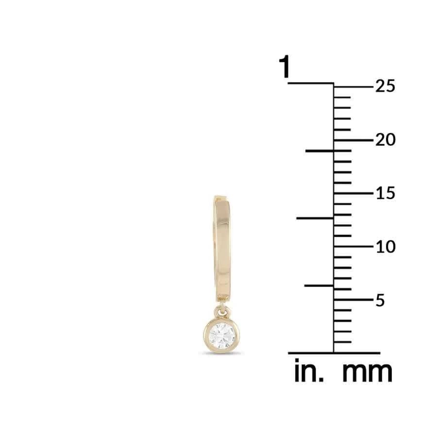 商品LB Exclusive|14K Yellow Gold 0.20 ct Diamond Earrings,价格¥2785,第3张图片详细描述
