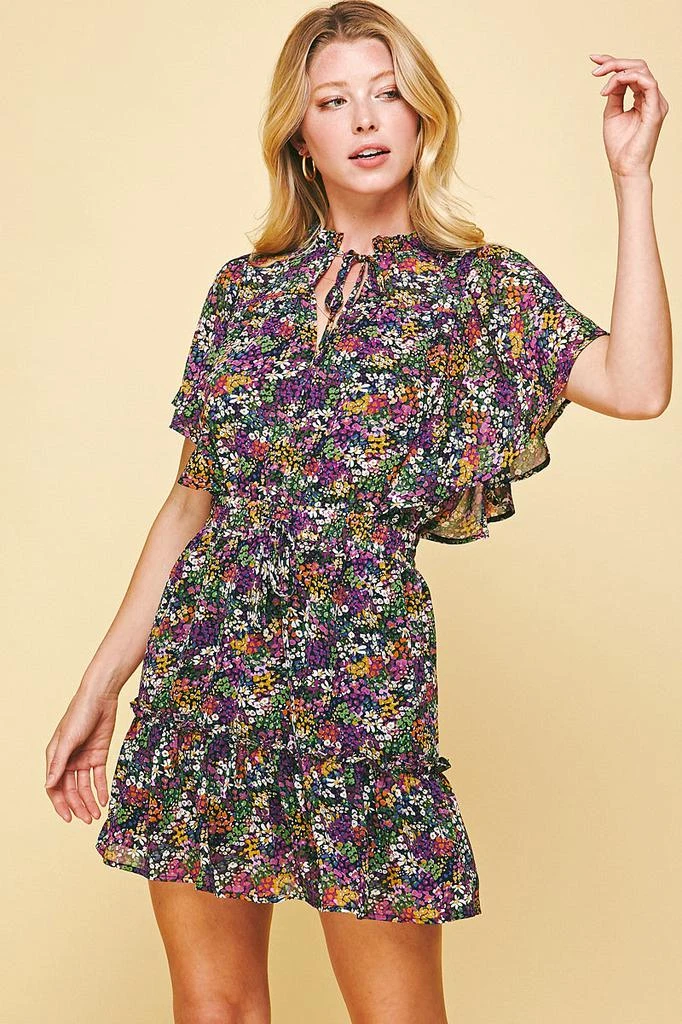 商品Pinch|Flutter Sleeve Mini Dress,价格¥379,第1张图片