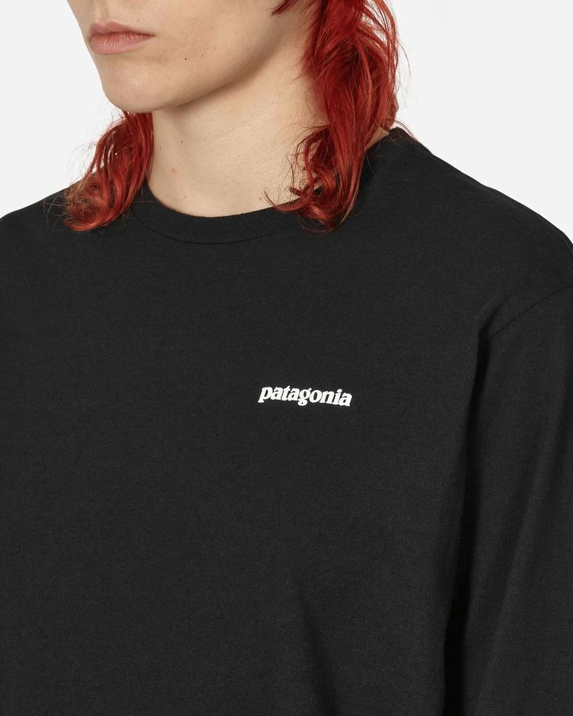 商品Patagonia|P-6 Logo Responsibili Longsleeve T-Shirt Black,价格¥355,第5张图片详细描述
