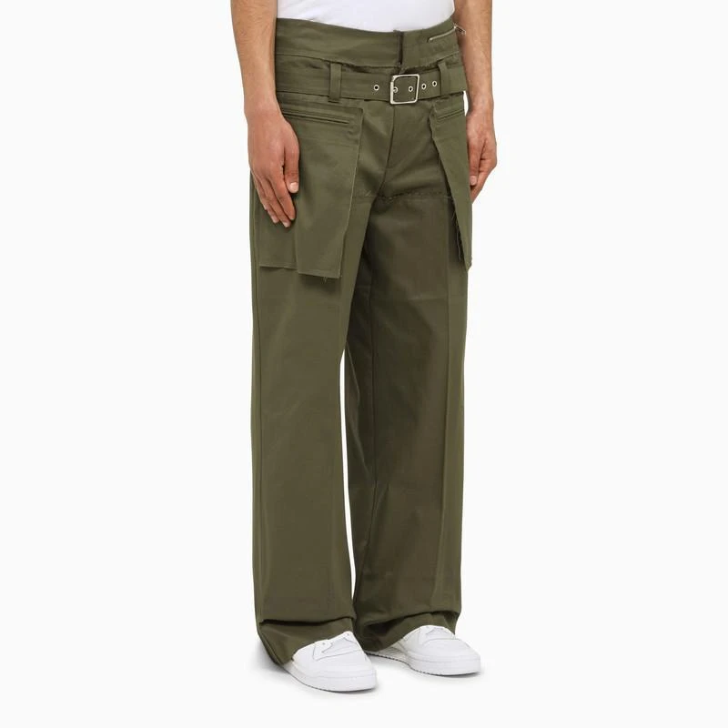 商品BLUEMARBLE|BLUEMARBLE Military trousers with belt,价格¥1933,第3张图片详细描述