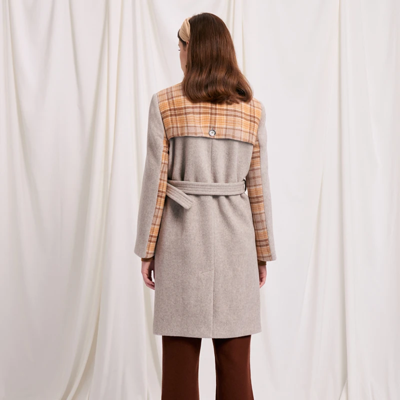 Nina 羊毛大衣-燕麦色 | Nina Wool Coat - Oatmeal 商品