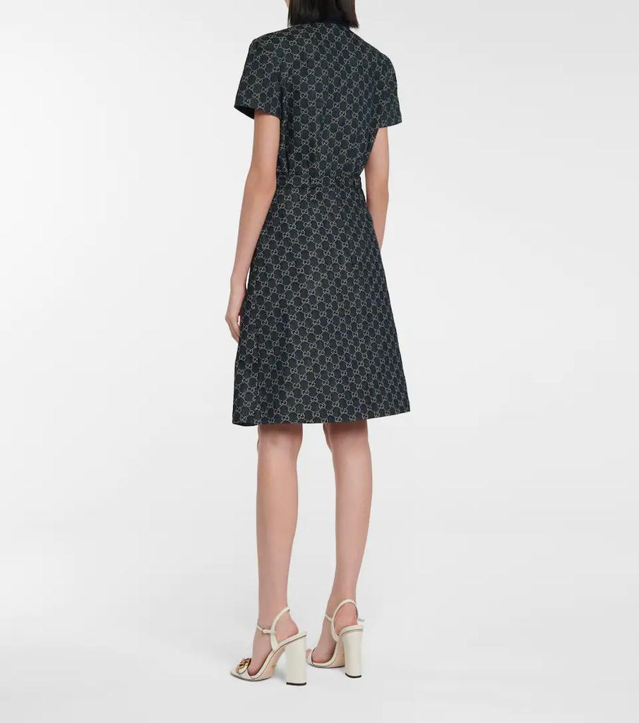 商品Gucci|GG jacquard denim midi skirt,价格¥6947,第5张图片详细描述