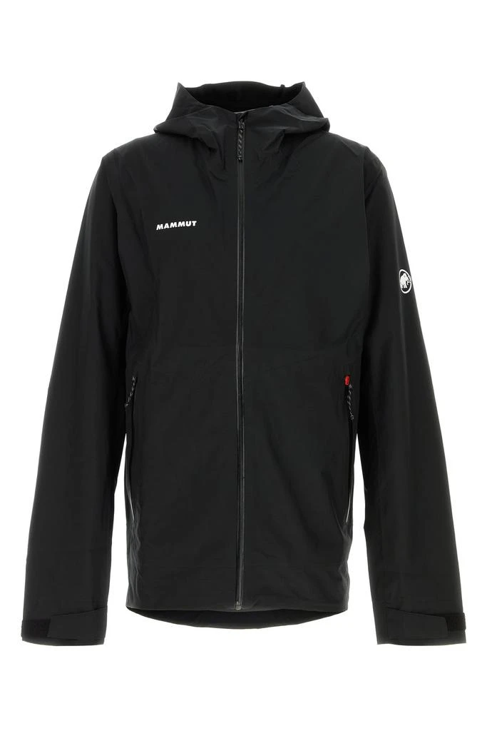 商品MAMMUT SWISS1862|Black polyester windbreaker,价格¥1922,第1张图片