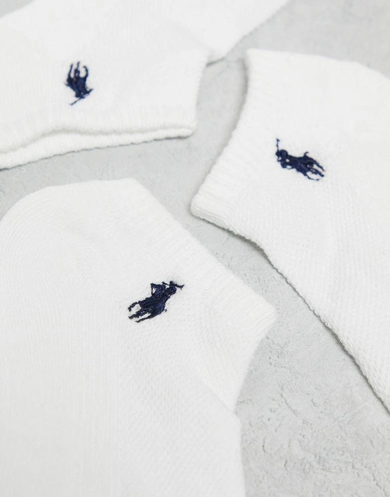 商品Ralph Lauren|Polo Ralph Lauren 6 pack logo socks in white,价格¥251,第2张图片详细描述