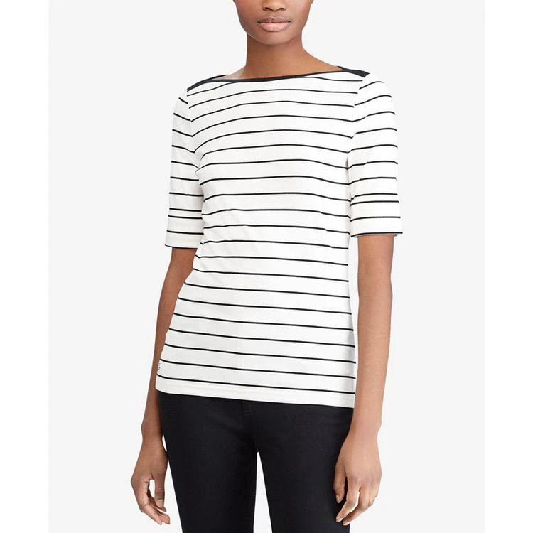 商品Ralph Lauren|Petite Striped T-Shirt,价格¥186,第1张图片