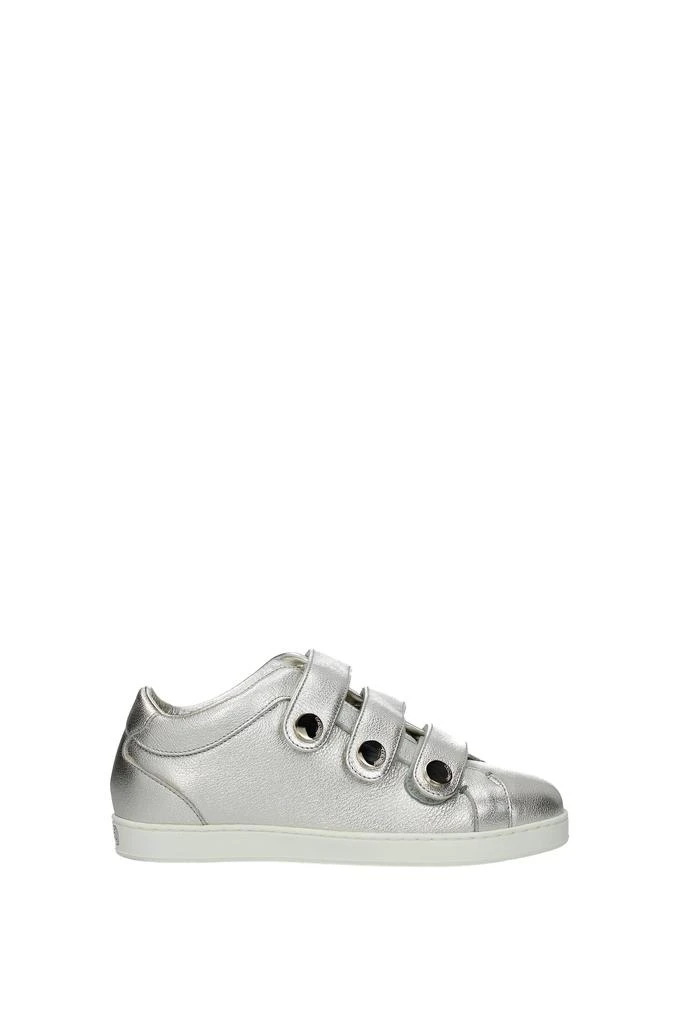 商品Jimmy Choo|Sneakers Leather Silver Platinum,价格¥2027,第1张图片