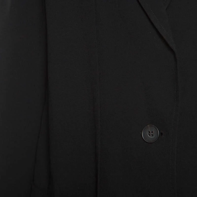 商品[二手商品] Derek Lam|10 Crosby Derek Lam Black Crepe Faux Vest Detail Layered Blazer S,价格¥1671,第4张图片详细描述