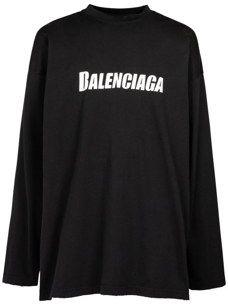 商品Balenciaga|Oversize Cotton T-shirt,价格¥4559,第1张图片