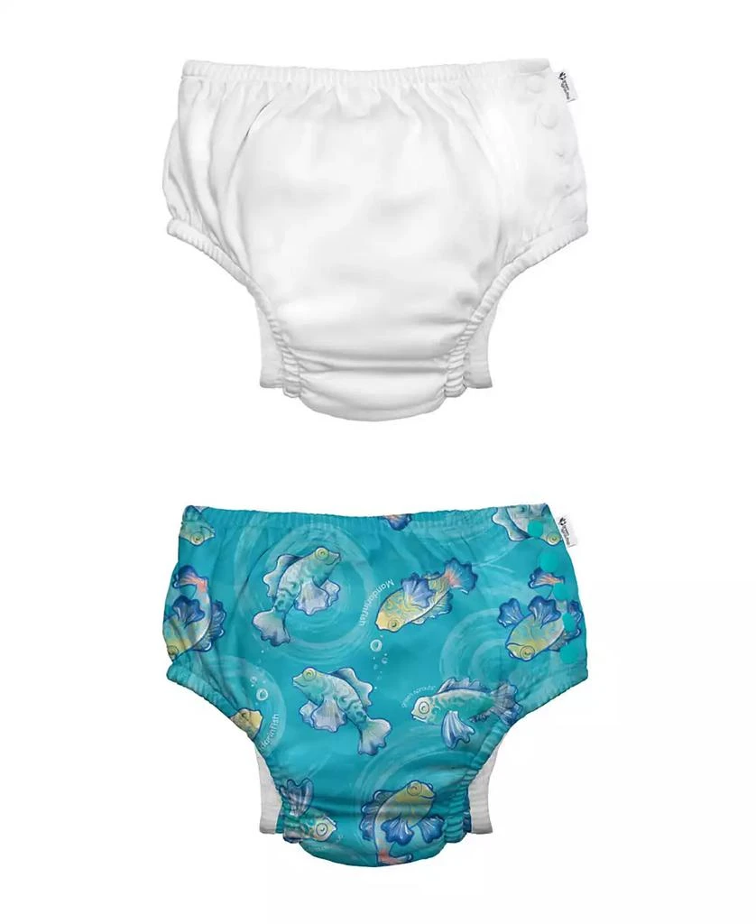 商品green sprouts|Baby Boys or Baby Girls Snap Swim Diaper, Pack of 2,价格¥262,第1张图片详细描述