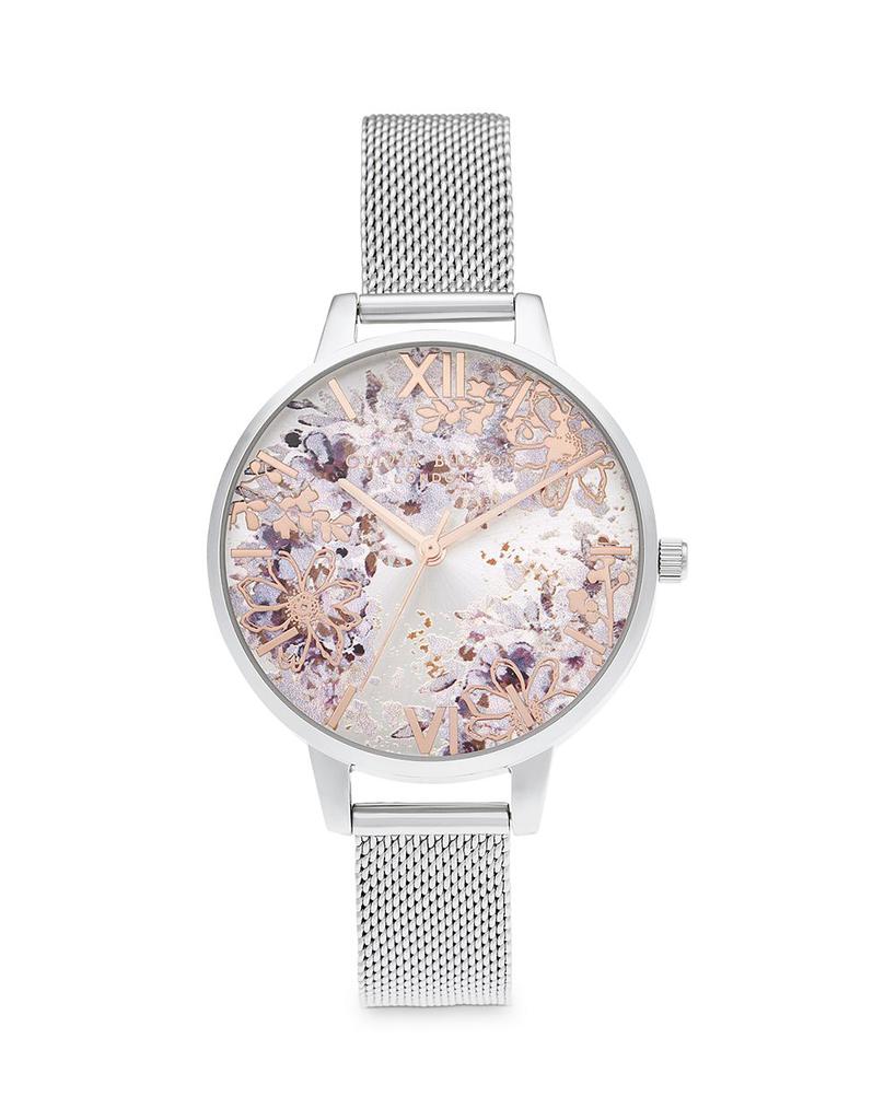 Abstract Floral Bracelet Watch, 34mm商品第1张图片规格展示