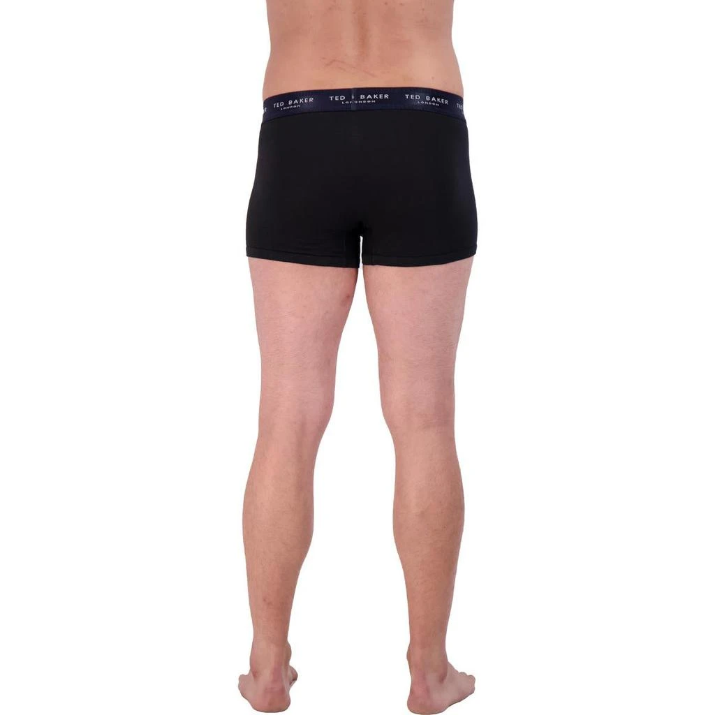 商品Ted Baker London|Ted Baker Men's 3 Pack Cotton Stretch Logo Trim Trunks Underwear,价格¥93,第4张图片详细描述