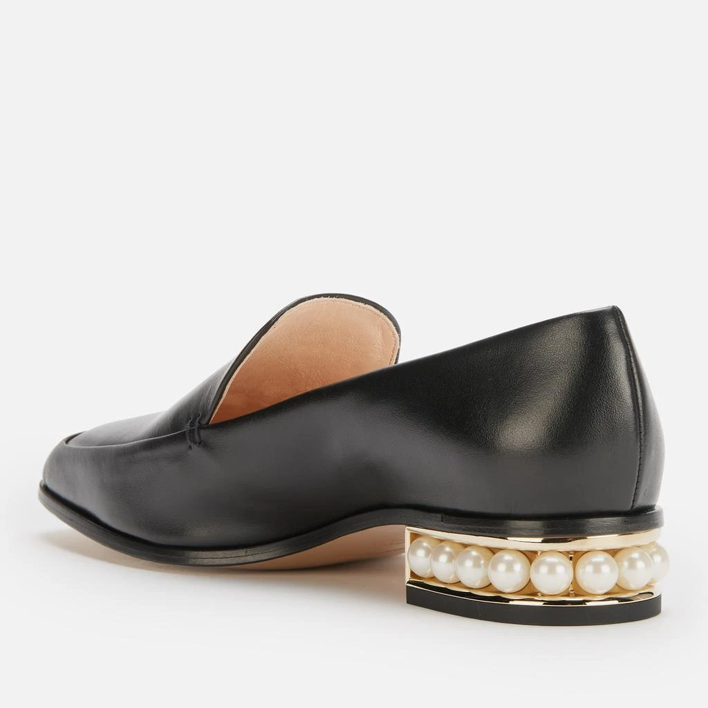 商品Nicholas Kirkwood|Nicholas Kirkwood Women's 25mm Casati Leather Loafers - Black,价格¥2917,第2张图片详细描述