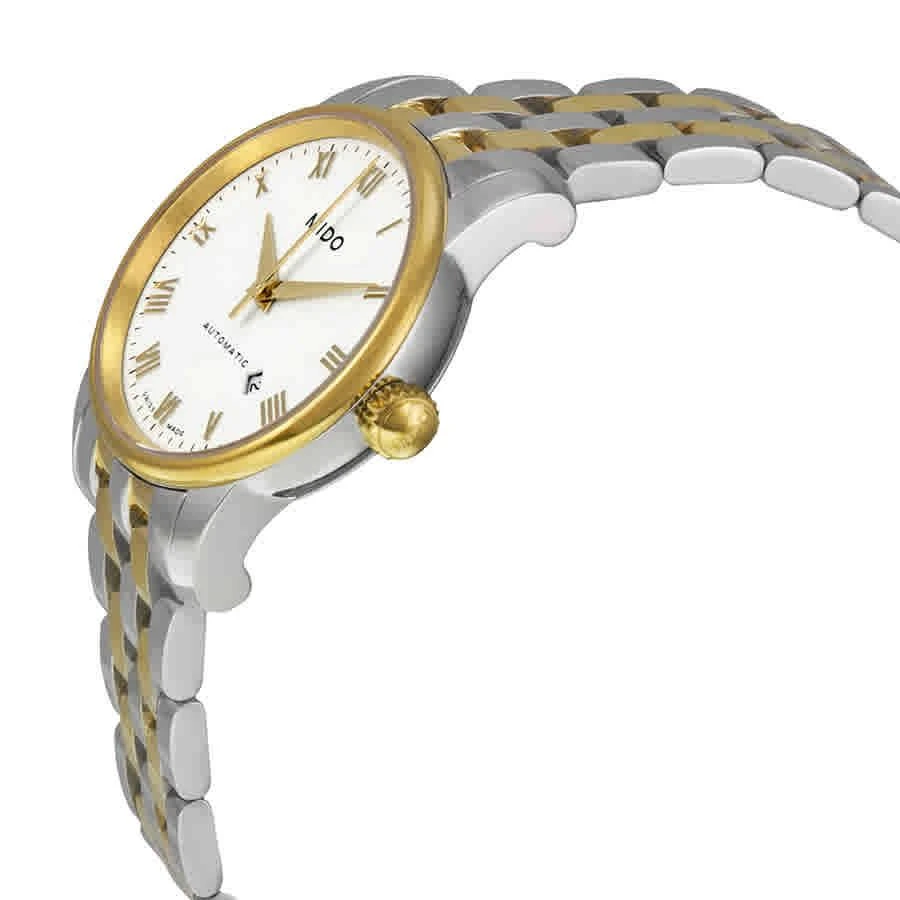 商品MIDO|Baroncelli II Automatic White Dial Two-tone Ladies Watch M76009261,价格¥3684,第2张图片详细描述