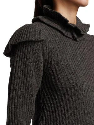 商品Ganni|Ruffle Trim Turtleneck,价格¥263,第4张图片详细描述