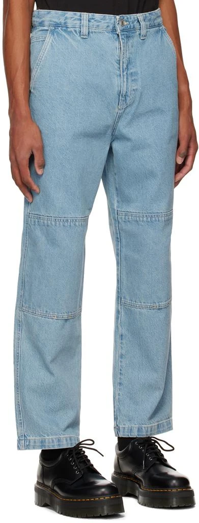 商品STUSSY|Blue Double Knee Jeans,价格¥851,第2张图片详细描述