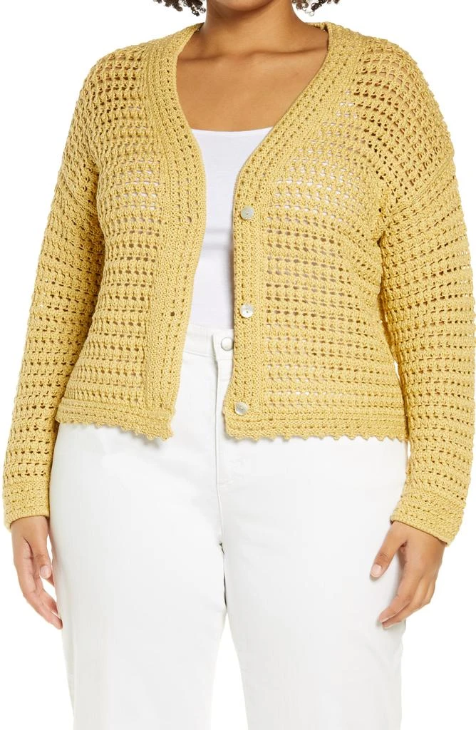 商品Vince|Crochet Cotton Cardigan,价格¥242,第1张图片