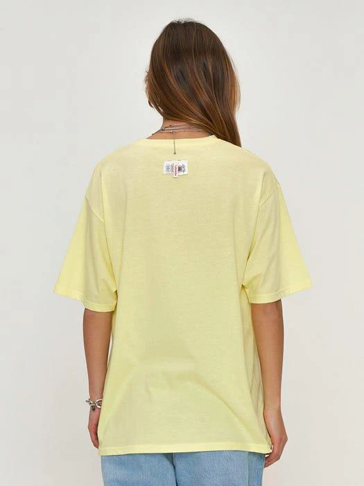 商品NORNOT|Regular Fit Dopamine T-Shirt Yellow,价格¥797,第3张图片详细描述