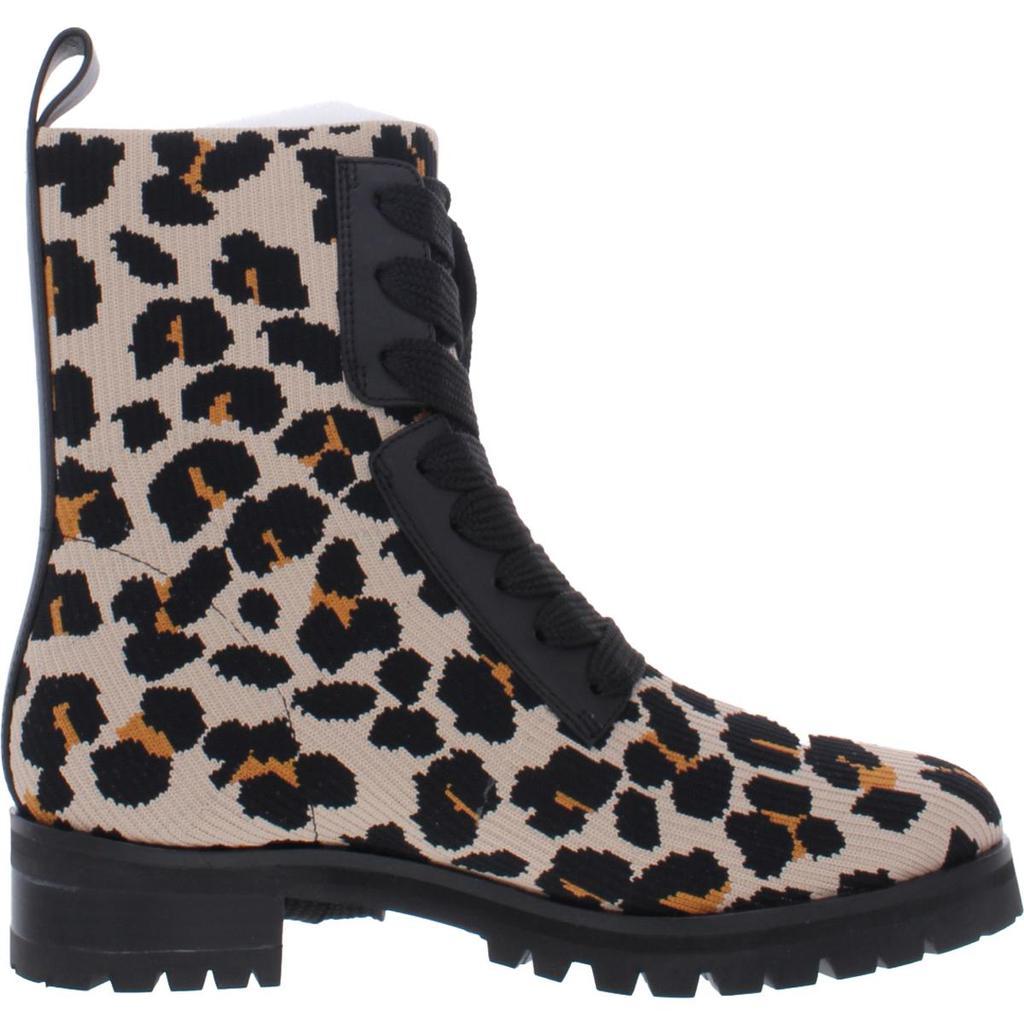 商品Kate Spade|Kate Spade Womens Merigue Cheetah Print Stretch Combat & Lace-up Boots,价格¥411-¥528,第4张图片详细描述