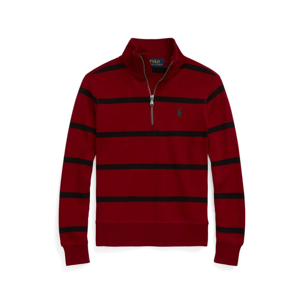 商品Ralph Lauren|Striped Cotton Interlock Pullover (Toddler/Little Kids),价格¥438,第1张图片