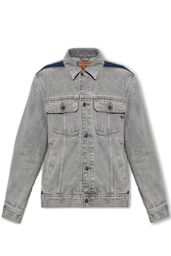 商品Diesel|Diesel Panelled Button-Up Denim Jacket,价格¥865,第1张图片