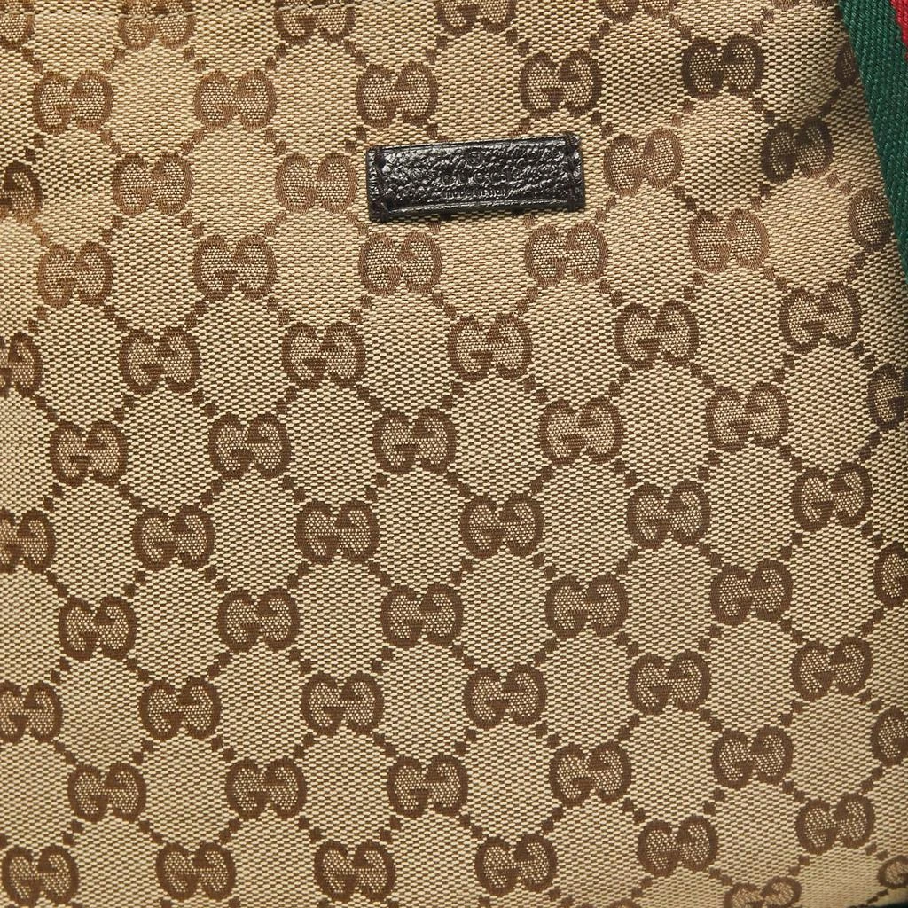 商品[二手商品] Gucci|Gucci Beige GG Canvas And Leather Web Messenger Bag,价格¥4828,第5张图片详细描述
