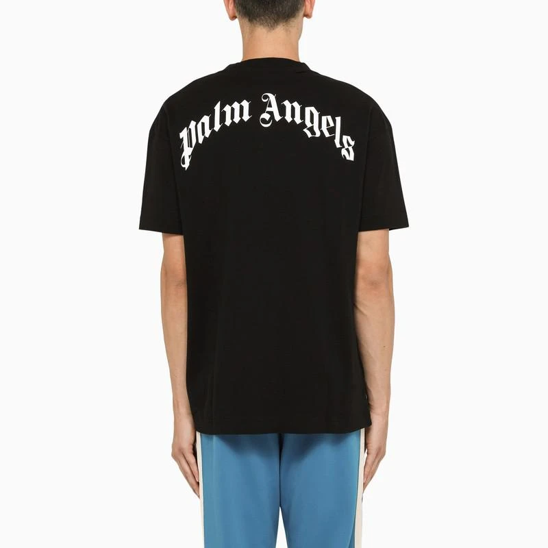 商品Palm Angels|Black t-shirt with a Banana print,价格¥925,第3张图片详细描述