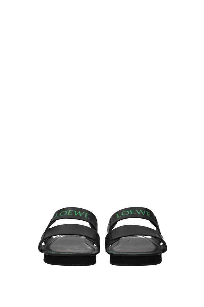 商品Loewe|Slippers and clogs Leather Black,价格¥1678,第3张图片详细描述