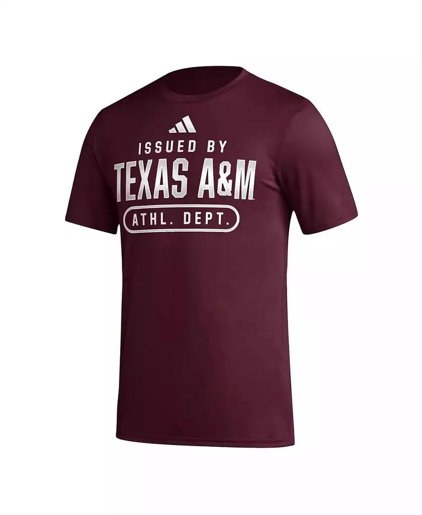 商品Adidas|Men's Maroon Texas A&M Aggies AEROREADY Pregame T-shirt,价格¥224,第2张图片详细描述