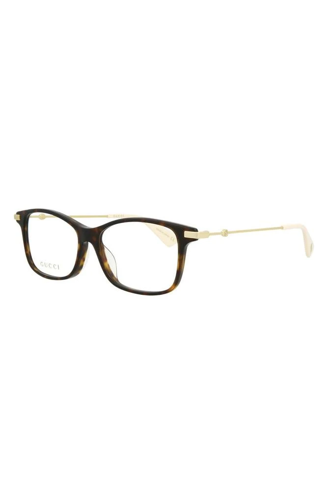 商品Gucci|Fashion 53mm Square Optical Glasses,价格¥1125,第2张图片详细描述