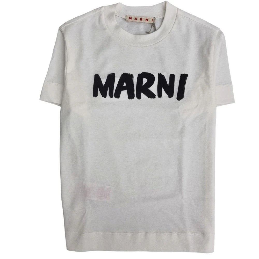 商品Marni|Marni Kids Logo Printed Crewneck T-Shirt,价格¥362,第1张图片