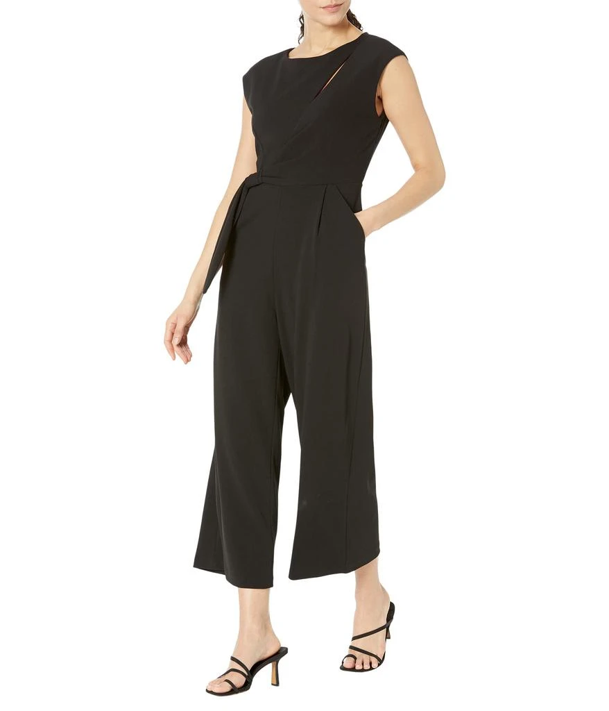 商品Calvin Klein|Jumpsuit with Keyhole & Knotted Side Detail,价格¥665,第1张图片