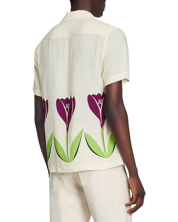商品Sandro|Tulip Print Shirt,价格¥1444,第4张图片详细描述