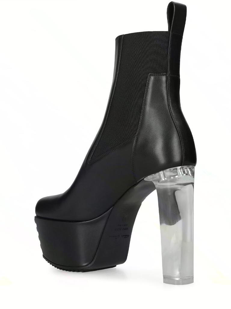 商品Rick Owens|170mm Beatle Leather Ankle Boots,价格¥14563,第3张图片详细描述