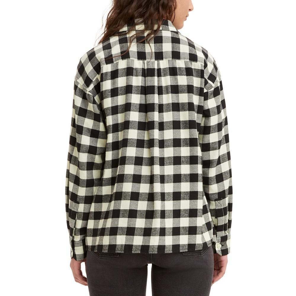 商品Levi's|Women's Davy Cotton Flannel Shirt,价格¥299,第4张图片详细描述