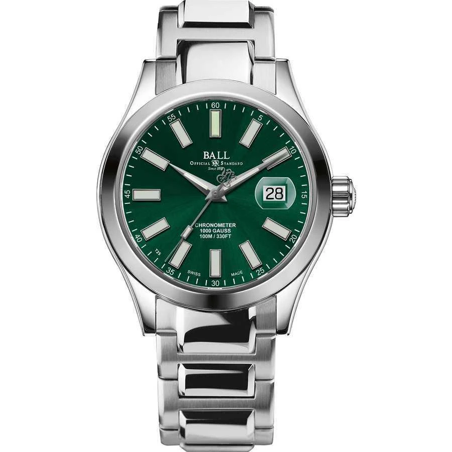 商品[二手商品] BALL Watch|Pre-owned Ball Engineer III Marvelight Chronometer Automatic Green Dial Men's Watch NM9026C-S6CJ-GR,价格¥18420,第1张图片