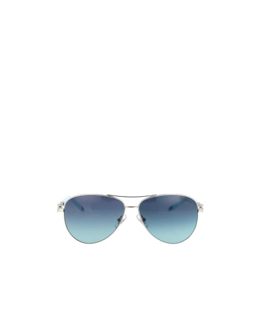 商品Tiffany & Co.|Tiffany & Co. 女士太阳镜 0TF3049B60019S60019SSILVERTIFFANYBLUEGRADIENT 蓝色,价格¥1889,第1张图片