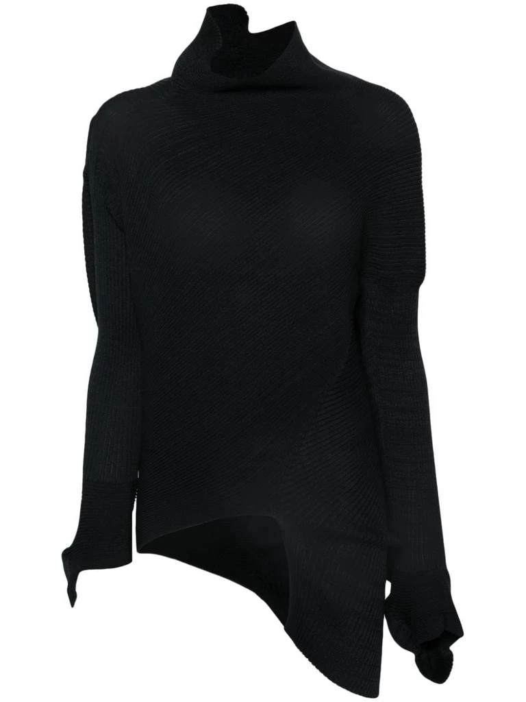 商品Issey Miyake|ISSEY MIYAKE - Asymmetric High-neck Jumper,价格¥6852,第1张图片