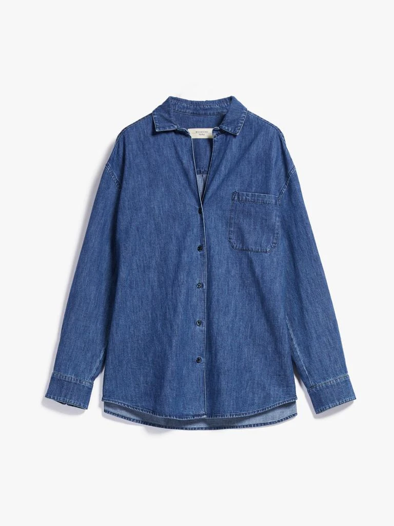 商品Weekend Max Mara|Cotton denim shirt,价格¥1109,第4张图片详细描述