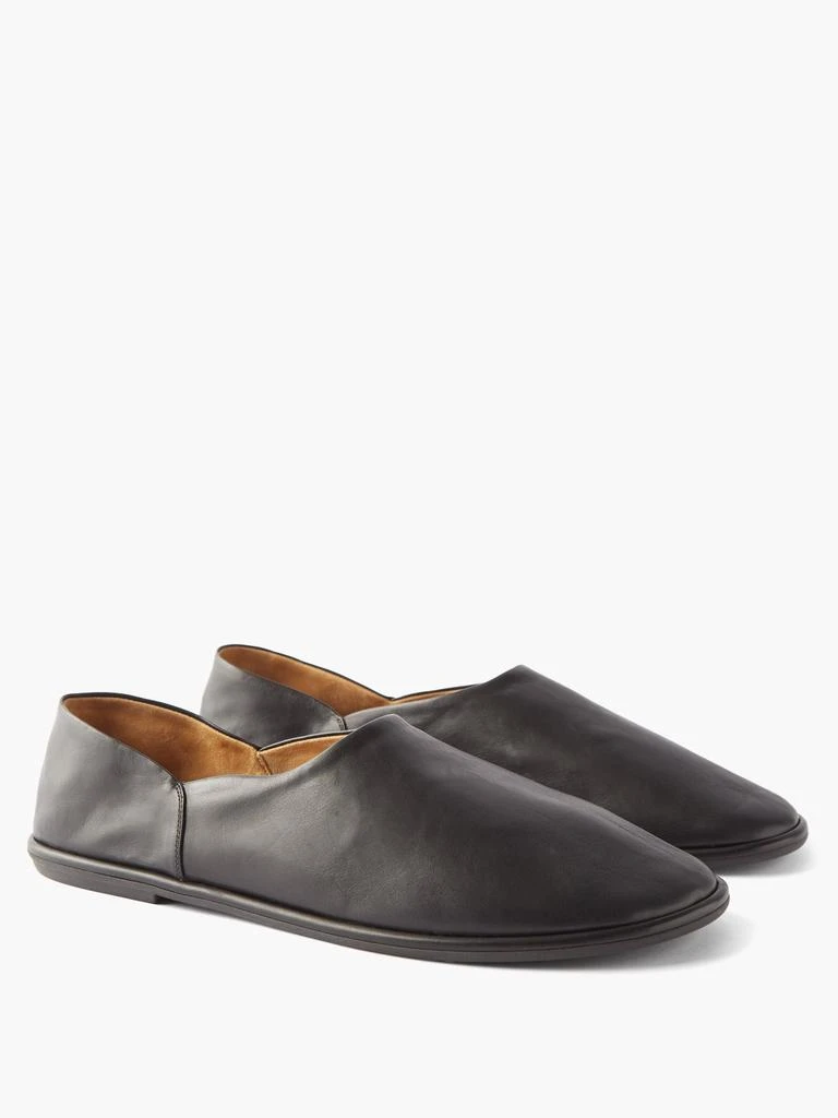 Canal leather slip-on shoes 商品