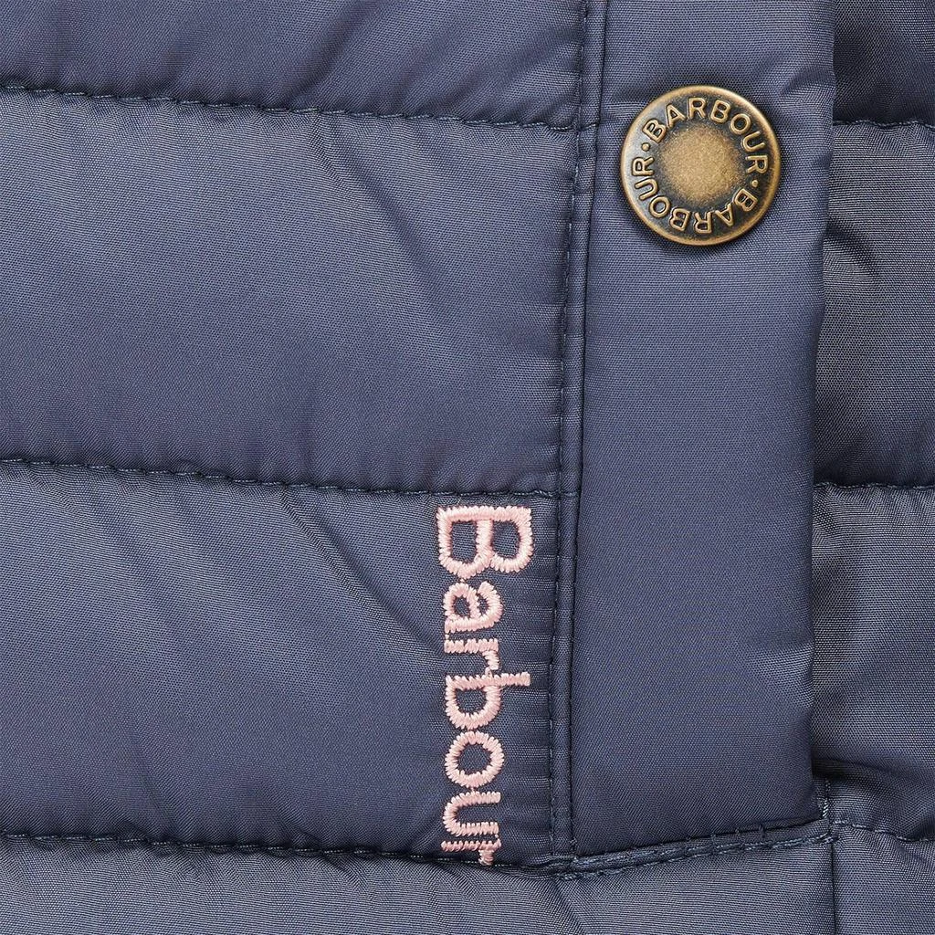 Barbour Girls' Cranmore Hooded Quilted Jacket - Summer Navy/Folky Floral 商品