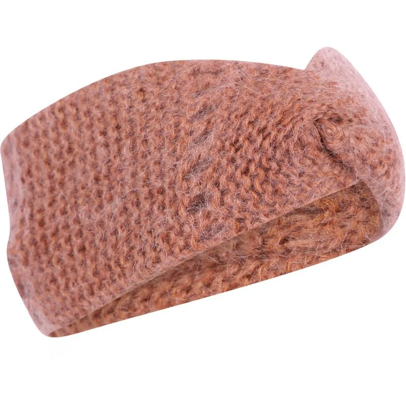 商品Louise Misha|Piper knot knit headband in tobacco pink,价格¥390,第1张图片